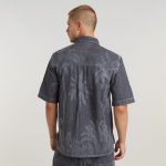 G-star denim shirt palm print