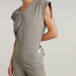 G-star riveted flared jumpsuit