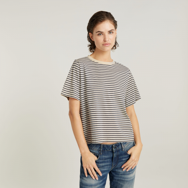 G-star stripe boxy top