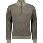 No-excess pullover half zipper