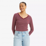 Levi's® essential l/s v-neck