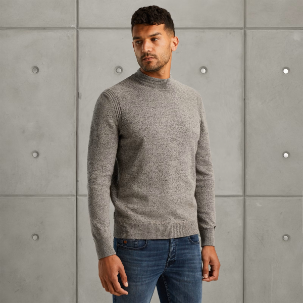 Cast Iron mock neck knit