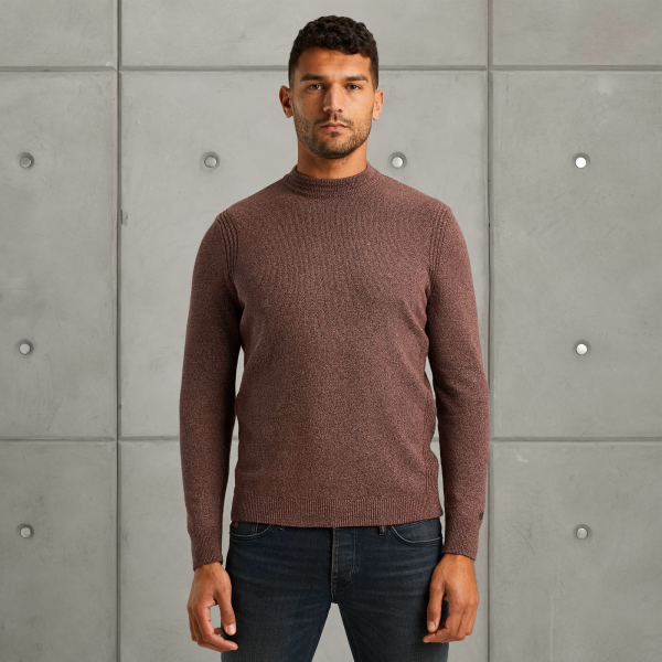 Cast Iron mock neck knit