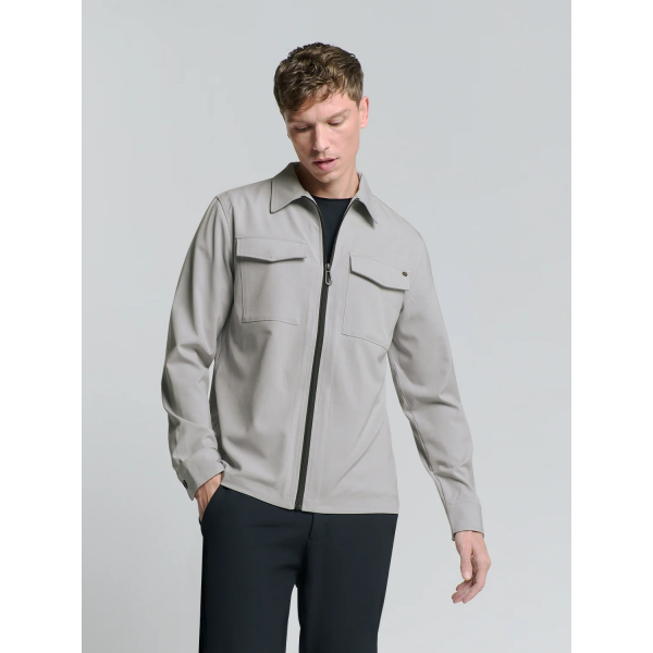 No-Excess overshirt zip closur