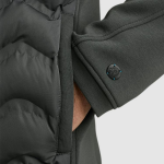 Cast iron zip interlock jacket